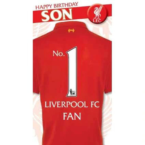 Picture of LIVERPOOL SON BIRTHDAY CARD
